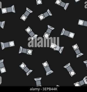 seamless pattern station charging stand wireless cartoon. fast qi, portable sleek, compact efficient station charging stand wireless sign vector Stock Vector