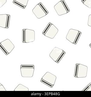 pattern equipment compact photo printer cartoon. business computer, desktop device equipment compact photo printer sign vector Stock Vector