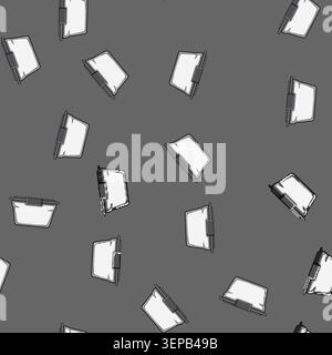 seamless pattern transparent glass food storage container cartoon. stackable microwaveable, dishwasher freezer, bpafree sustainable transparent glass Stock Vector