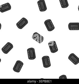 pattern digital smart thermostat cartoon. digital smart thermostat sign vector Stock Vector