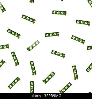 pattern measure level tool cartoon. measure level tool sign vector Stock Vector
