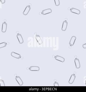 pattern gold clasp jewelry cartoon. hook claw, buckle jewellery, bag snap gold clasp jewelry sign. seamless vector illustration Stock Vector