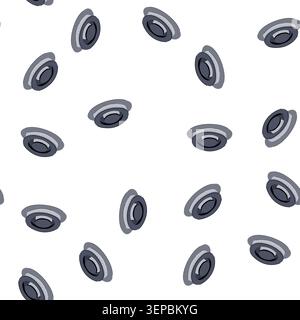 pattern cooker stove burner cartoon. blue home, oven heat, propane cook cooker stove burner sign. seamless symbol vector illustration Stock Vector