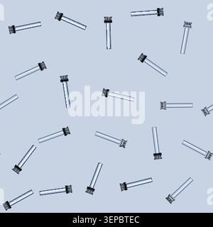 seamless pattern Airport control tower guiding aircraft on ground and in air, symbolizing essential air traffic control services, safety, communicatio Stock Vector