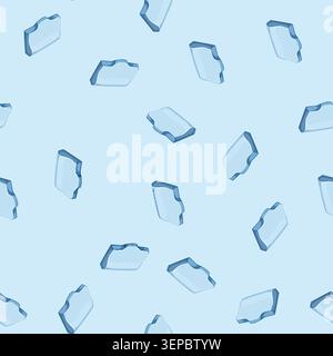 seamless pattern soft pillow orthopedic cartoon. soft pillow orthopedic sign vector Stock Vector