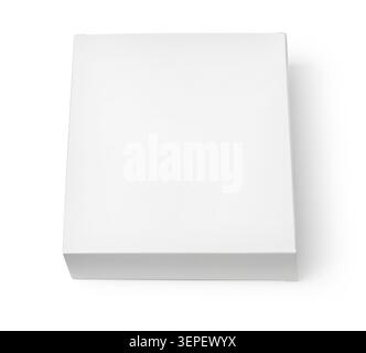 Empty rectangular box for branding and product display on a transparent background Stock Photo