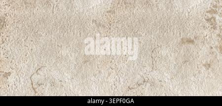 Distressed beige and light brown concrete surface with coarse plaster showing grit Stock Photo