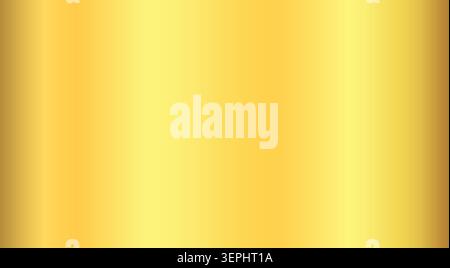 Gold foil texture gradient background. Shiny golden luxury backdrop vector illustration Stock Vector