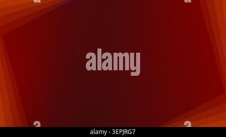 Abstract background with gradient orange lines framing a darker red central area, creating a modern geometric design Stock Photo