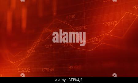 Traders analyze market trends using charts and graphs during trading hours Stock Photo