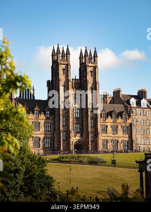 New College on the Mound, Edinburgh Stock Photo