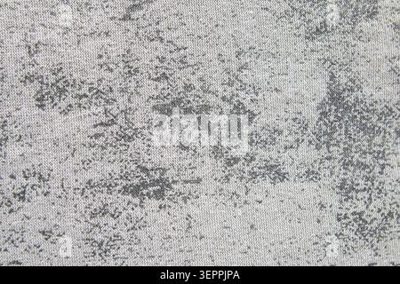 Worn grey fabric texture with grunge spots and vintage distressed background for design Stock Photo
