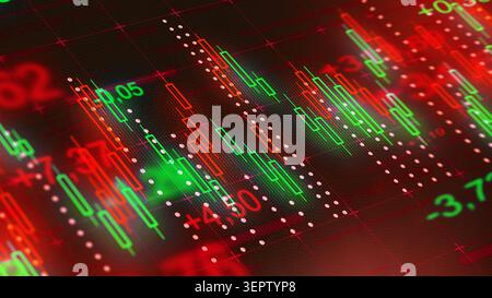 Traders analyze market data using charts and graphs to make informed decisions Stock Photo