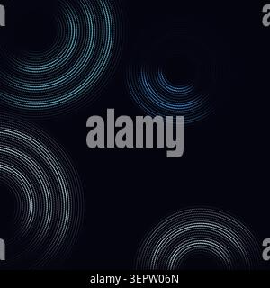 Creative abstract halftone blobs artwork designed for wallpapers, digital campaigns, and printable graphic layouts. Stock Vector