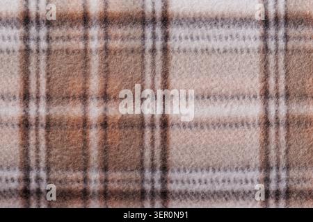 Cozy Tartan Textile Surface Pattern Stock Photo