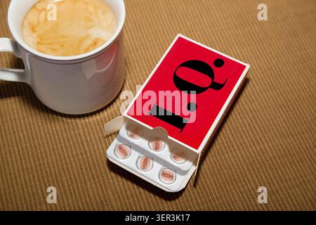 IQ tablets to support mental performance Stock Photo