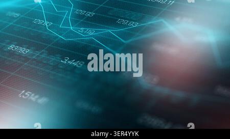Traders analyze financial data using charts and graphs for market decisions Stock Photo
