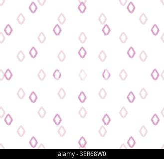 Stylish flourish swirl line ikak ornament seamless pattern. Abstract organic shape vintage fabric fashion seamless texture for wallpapers, textile. Stock Photo