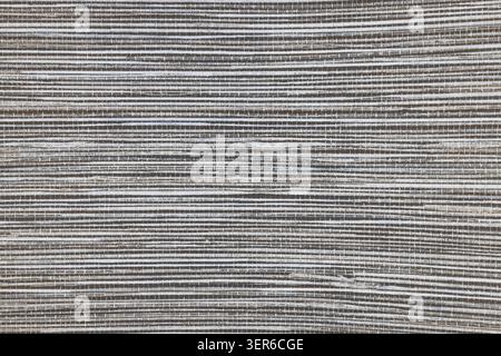 Gray fabric texture background with horizontal lines Stock Photo