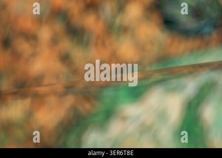 Abstract soft focus wafer edge presenting tranquil technology background creating bokeh Stock Photo