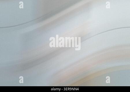A bright and airy abstract background featuring soft, flowing waves and a delicate grainy texture, utilizing light grey and warm beige color palettes. Stock Photo