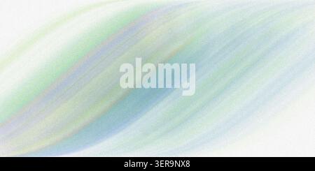 A gentle, abstract background featuring soft, flowing waves in pastel shades of green, blue, and violet, creating a serene and ethereal atmosphere. Stock Photo