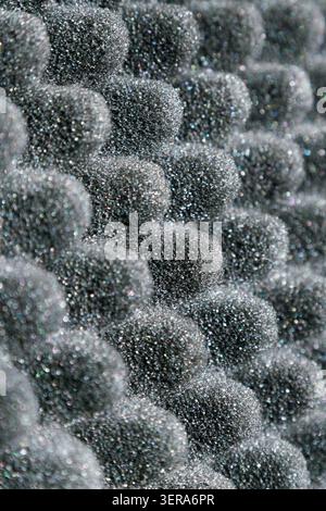 Acoustic foam panel absorbing sound texture background Stock Photo