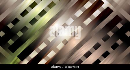 A sophisticated abstract background with diagonal stripes in muted earth tones, featuring a soft glowing light effect. Stock Photo
