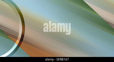 A vibrant, multi-colored background blending blue, green, and brown tones with diagonal motion blur, featuring a distinct circular arc overlay. Stock Photo