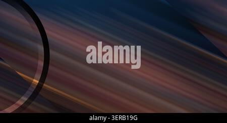 A dynamic abstract background featuring dark blue and brown diagonal motion blur streaks with a subtle curved graphic element on the left side. Stock Photo