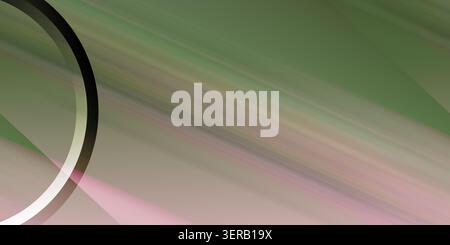 An abstract background with dark green and pink diagonal motion blur lines and a prominent curved graphic element, creating a sleek, modern design. Stock Photo