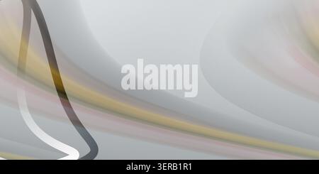 A sophisticated abstract background featuring subtle, flowing curved lines in muted grey and gold tones, creating a clean and modern aesthetic. Stock Photo