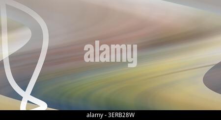 An abstract background featuring smooth, flowing wave patterns in warm earthy tones, including beige, yellow, and muted blue, creating a natural feel. Stock Photo