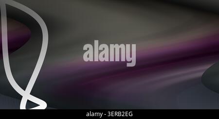 An abstract digital background featuring smooth, flowing lines and a soft, elegant purple gradient, creating a sense of movement and modern sophistica Stock Photo
