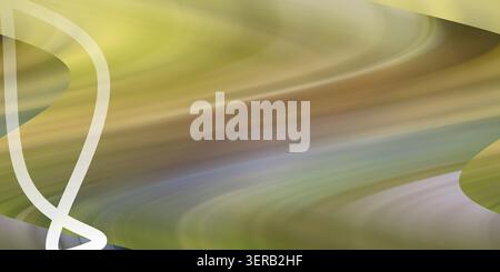 An abstract background featuring smooth, flowing waves in earthy olive and gold tones with a subtle white linear graphic element on the left side. Stock Photo