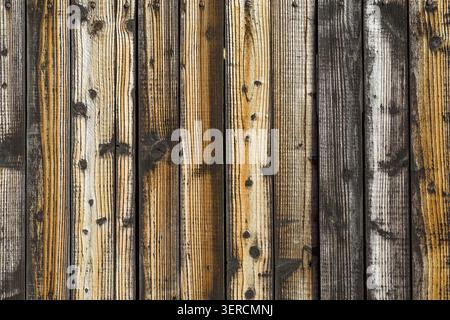 Flamed wooden wall Stock Photo