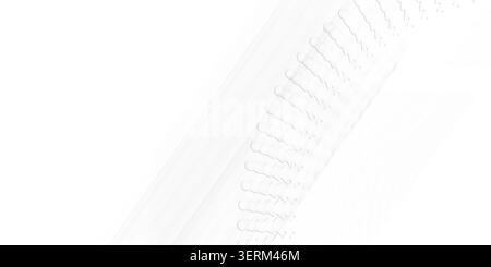 A clean, minimalist white background featuring a faint, subtle radial pattern of spheres, creating a soft and elegant texture. Stock Photo