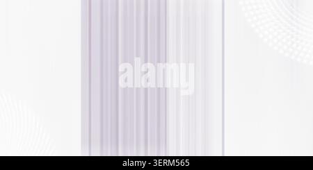 An abstract background featuring soft purple vertical stripes and subtle geometric patterns in the corners. Stock Photo