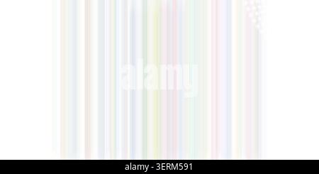A light and airy background composed of thin, soft pastel vertical stripes with a faint dotted circular pattern in the top right corner. Stock Photo