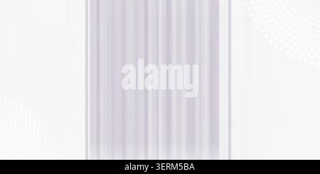 Abstract background featuring vertical stripes in soft purple and white tones with subtle light patterns in the corners, creating a modern minimalist Stock Photo