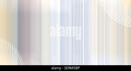 An abstract background featuring a soft, blurred vertical stripe pattern in neutral tones with subtle geometric dot and line accents in the corners. Stock Photo
