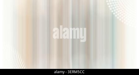 An abstract background featuring a soft, blurred vertical stripe pattern in neutral tones with subtle geometric dot and line accents in the corners. Stock Photo