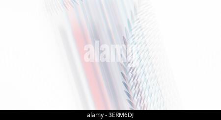 A clean and minimalist abstract background featuring soft light streaks and subtle geometric patterns isolated on white background. Stock Photo
