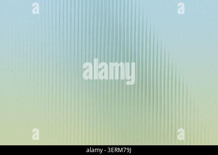An abstract background featuring a series of vertical lines with a soft, grainy texture and a gentle gradient transition from light blue to soft green Stock Photo