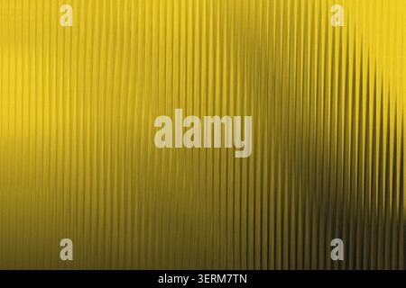 A vibrant yellow background characterized by vertical lines, a grainy texture, and a subtle light-to-dark gradient transition. Stock Photo