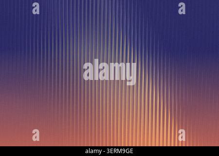 A vibrant abstract background featuring vertical lines with a smooth gradient transition from deep blue to warm orange. Stock Photo