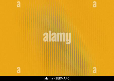 A textured yellow background featuring a subtle, repeating vertical wave or ripple pattern, creating a sense of depth and movement. Stock Photo