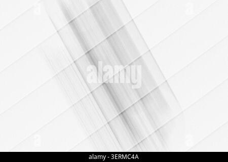 A grayscale abstract image consisting of diagonal lines and soft, vertical light rays, providing a clean and sophisticated textured background. Stock Photo