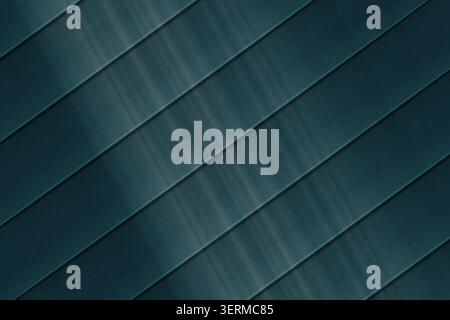 A sophisticated abstract background featuring dark blue diagonal stripes with a subtle metallic, brushed texture and soft light gradients. Stock Photo
