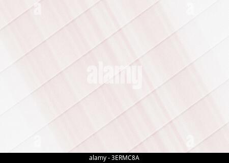 An abstract composition featuring diagonal stripes on a white background with a soft, vertical pink light beam effect crossing the geometric pattern. Stock Photo